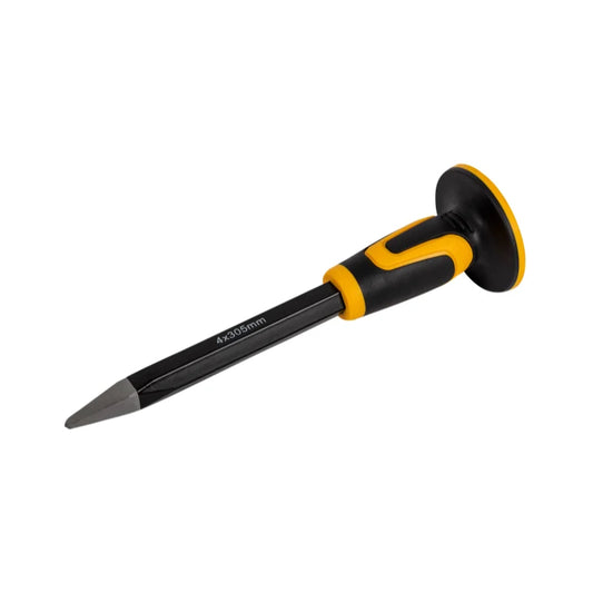 Roughneck Concrete Chisel With Guard 300 x 25 x 4mm Point