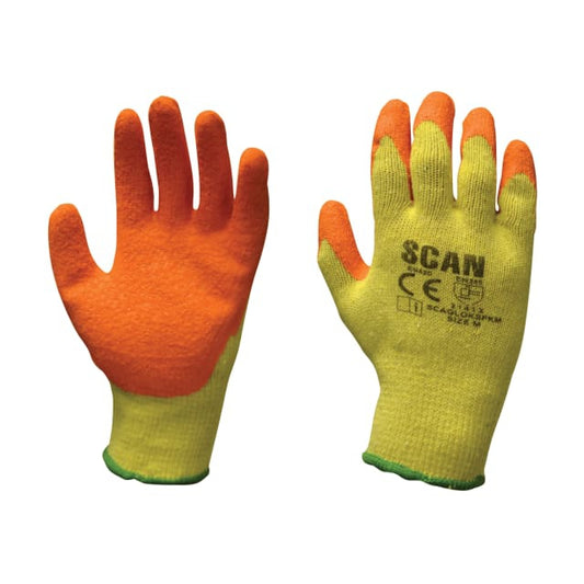 Scan Knitshell Latex Palm Gloves (1 x Pair)